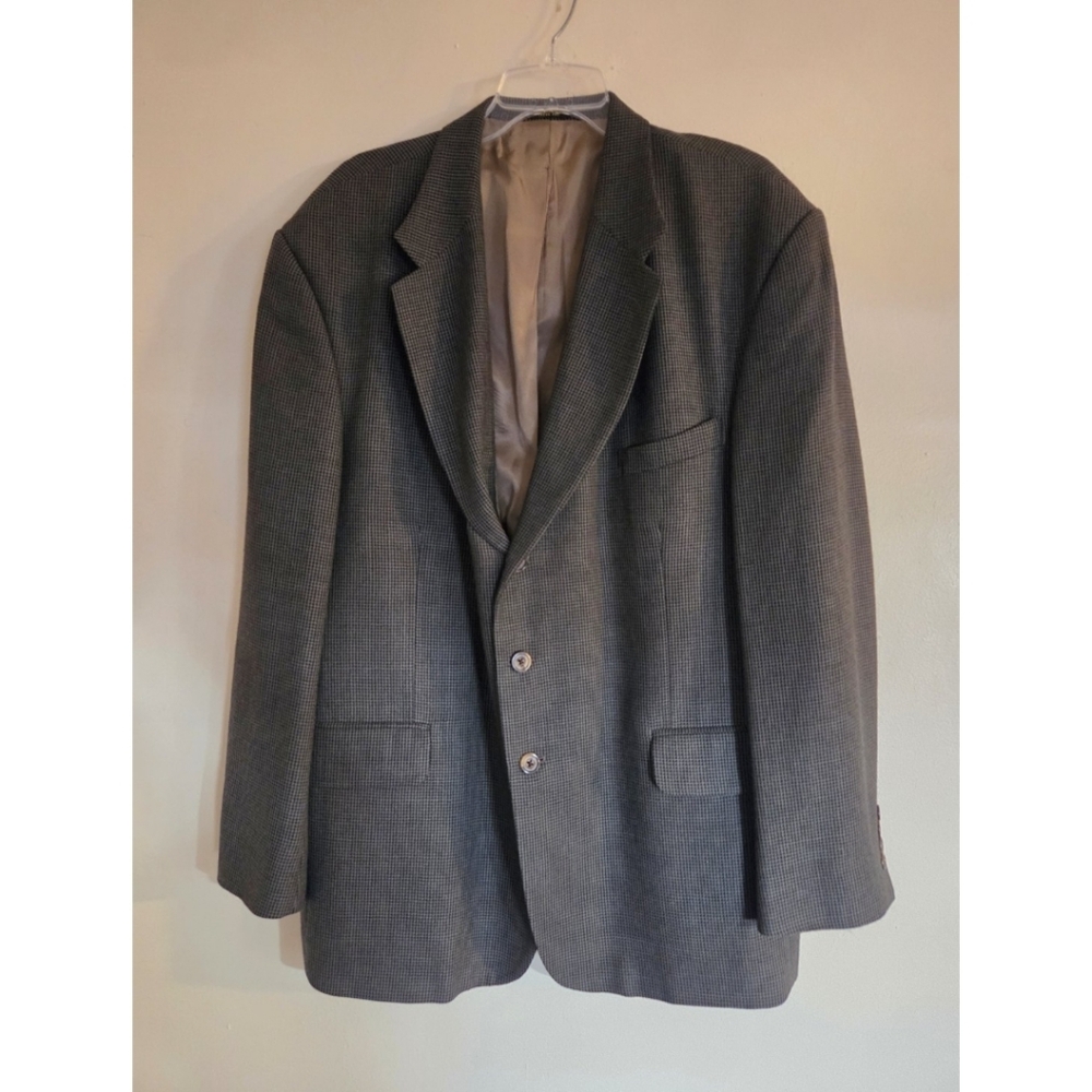 Oscar De La Renta Menswear 100% Wool Blazer Sport Coat, 48R
